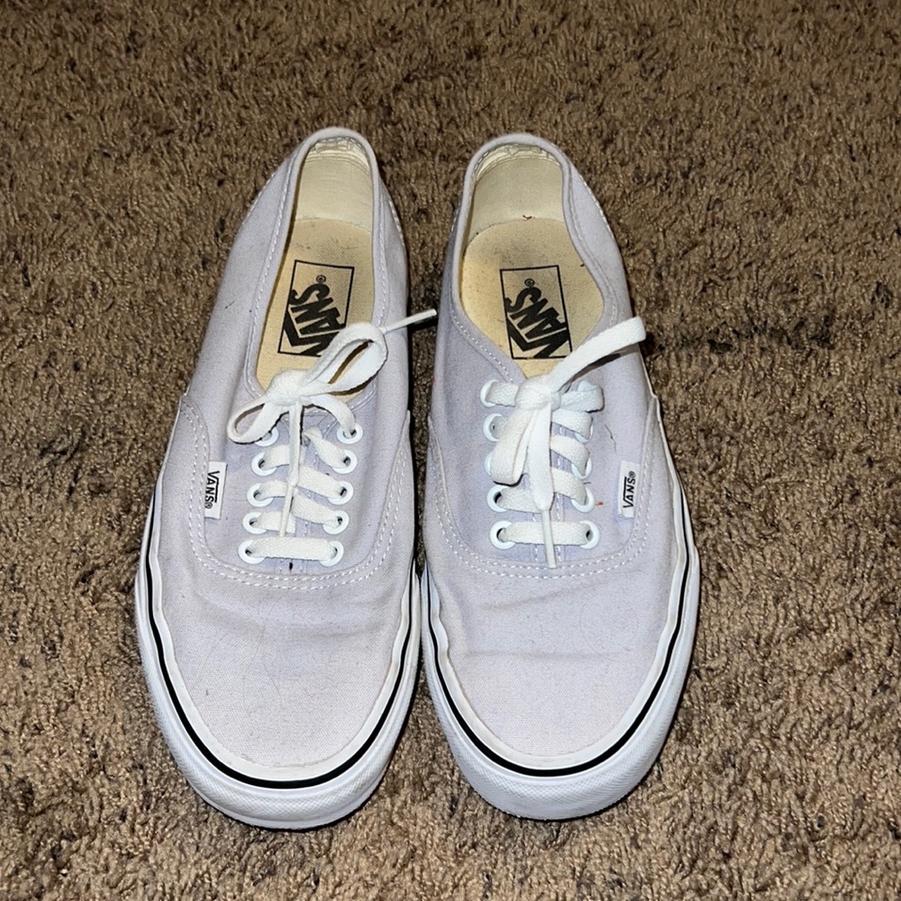 Light gray vans shoes
